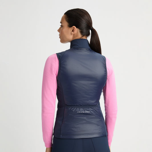 Rohnisch Ladies Navy Hybrid Golf Gilet - Last One Medium Only Left