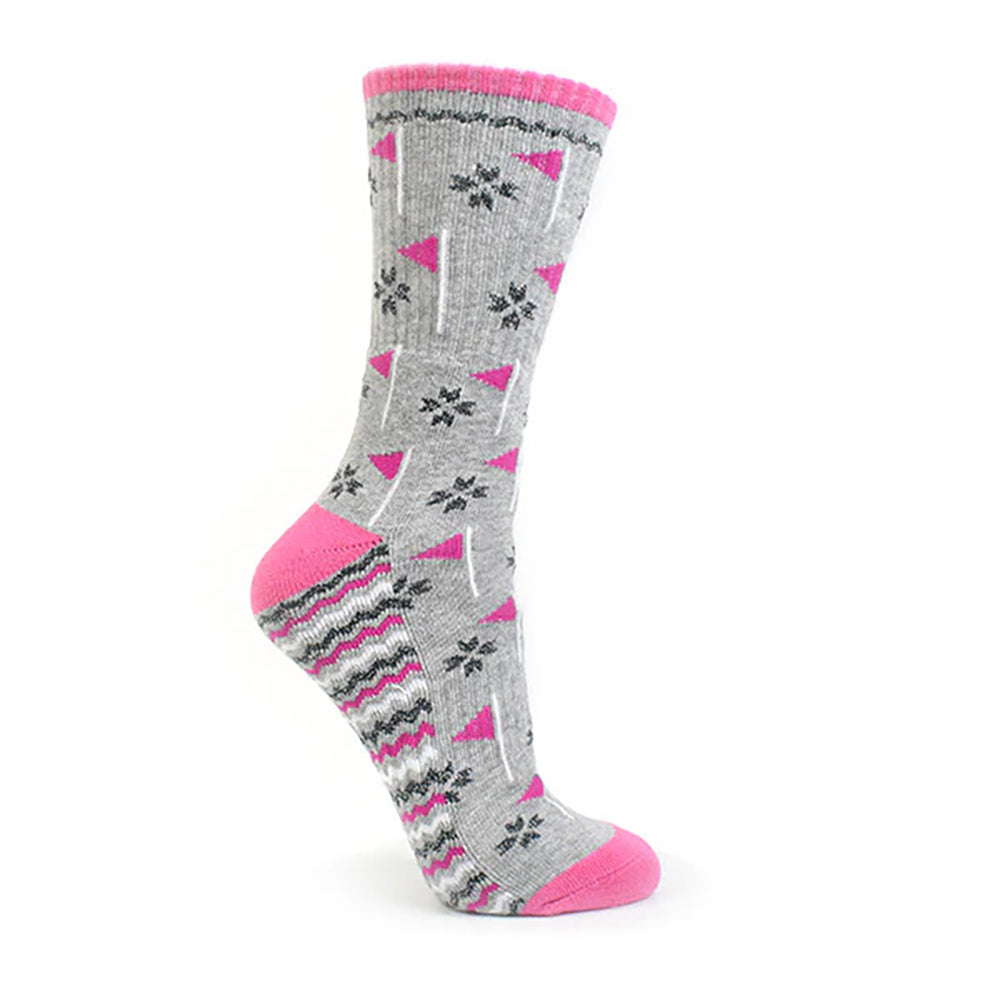 Surpizeshop Ladies Crew Golf Socks with Flag Design