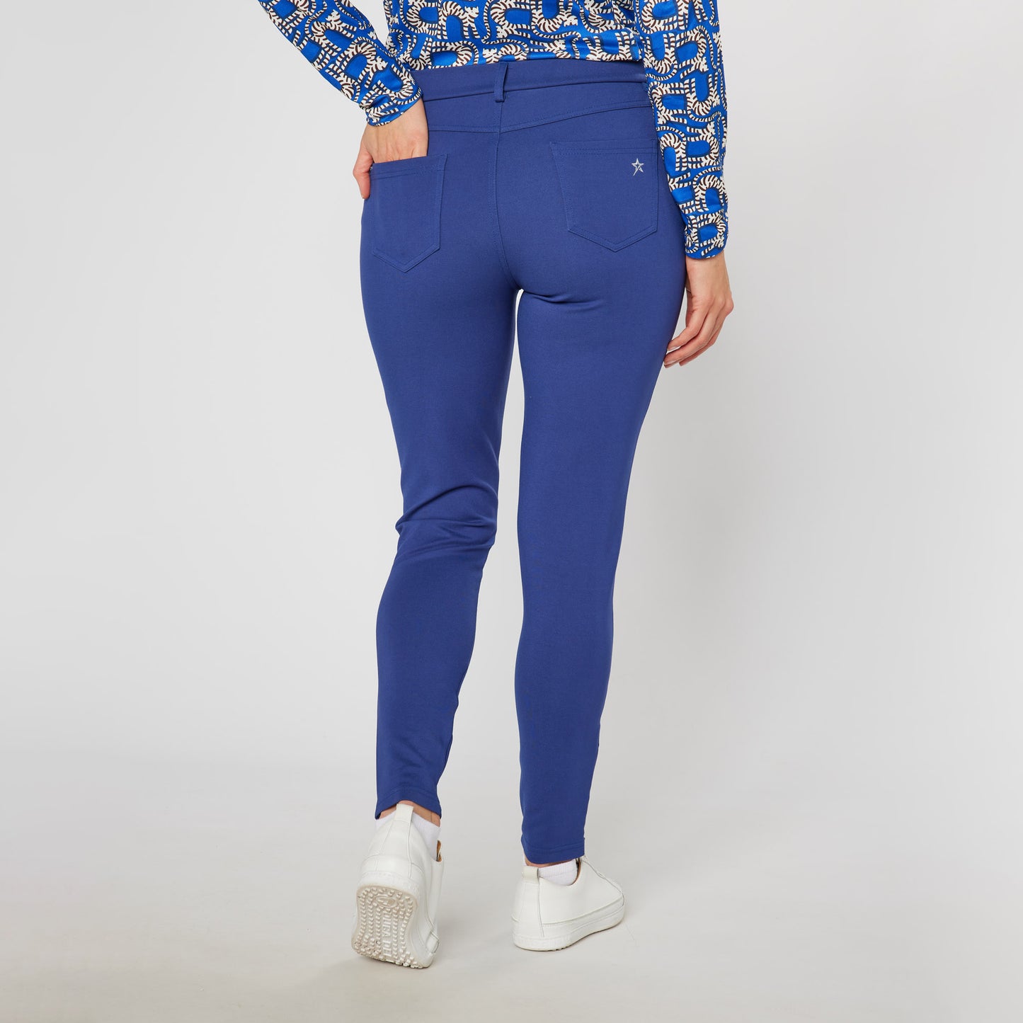Swing Out Sister Ladies Tanya Fashion Trousers in Twilight Blue