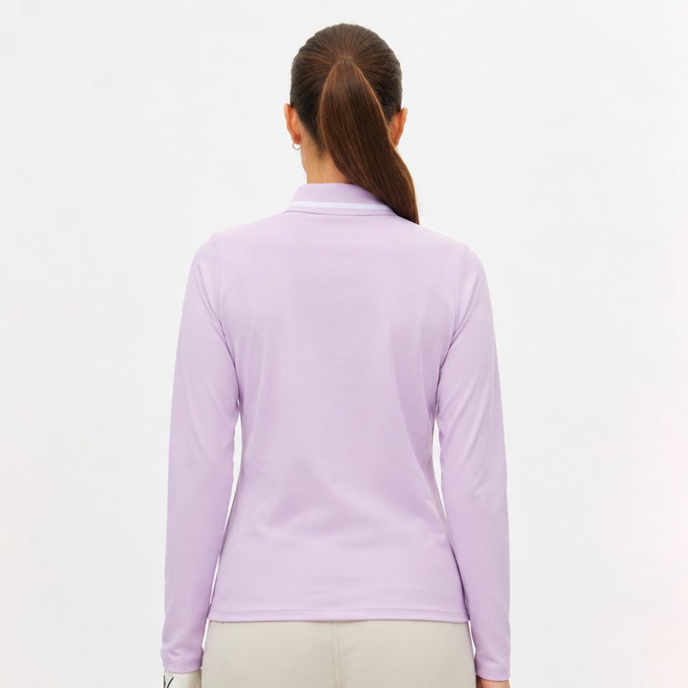 Rohnisch Ladies Fine Brushed Back Mid-Layer Where Sophisticated Style Meets Cosy Golf Comfort