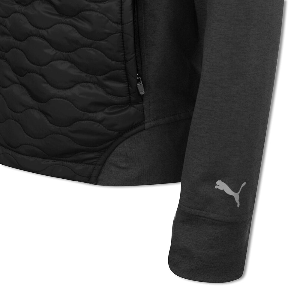 Puma Ladies Cloudspun PrimaLoft® Hybrid Golf Jacket in Puma Black