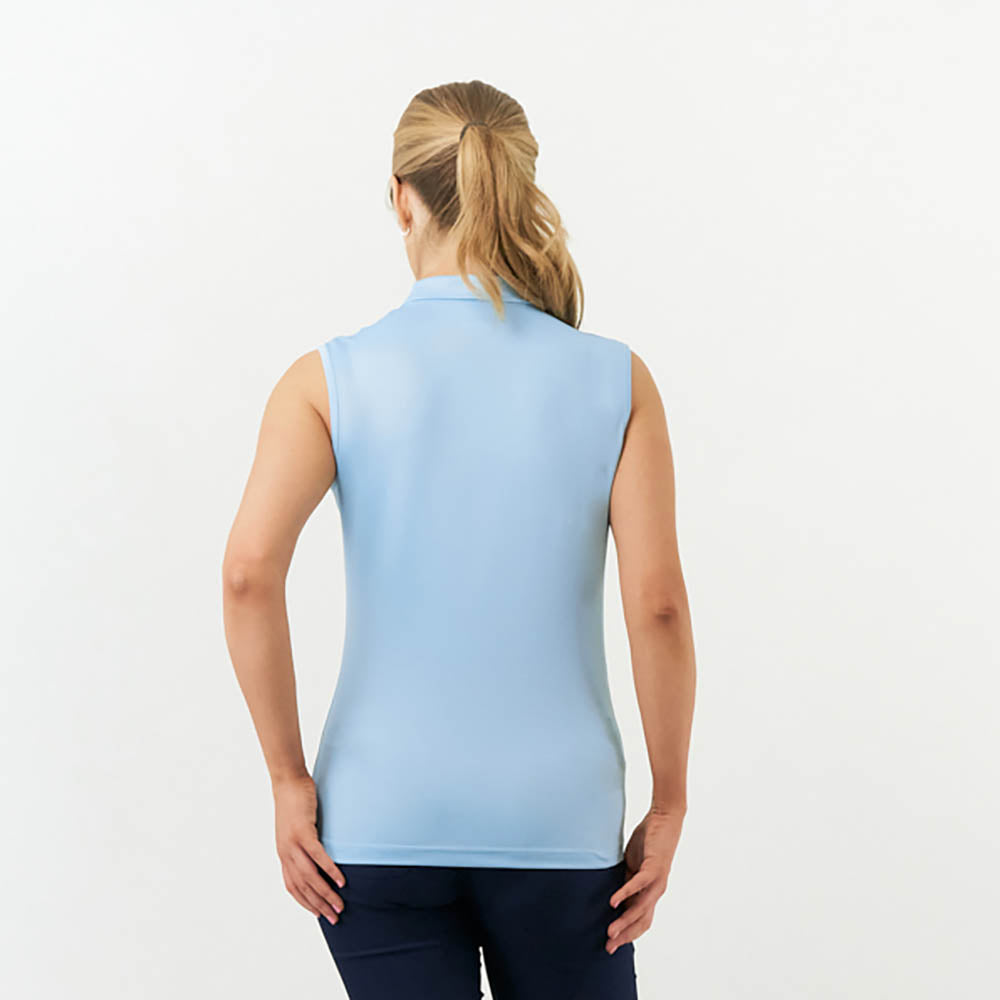 Pure Golf Ladies Silky Soft Sleeveless Polo