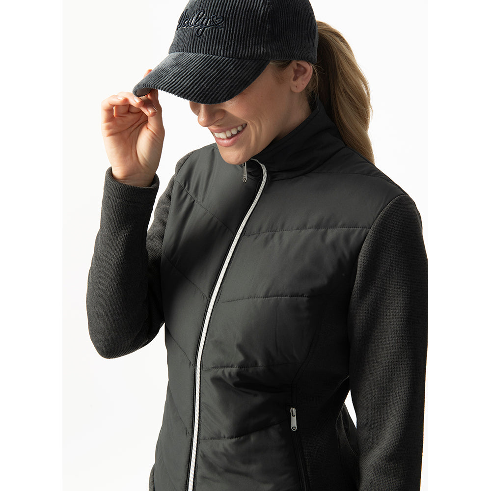 Daily Sports Ladies Lava Black Hybrid Knit Golf Jacket
