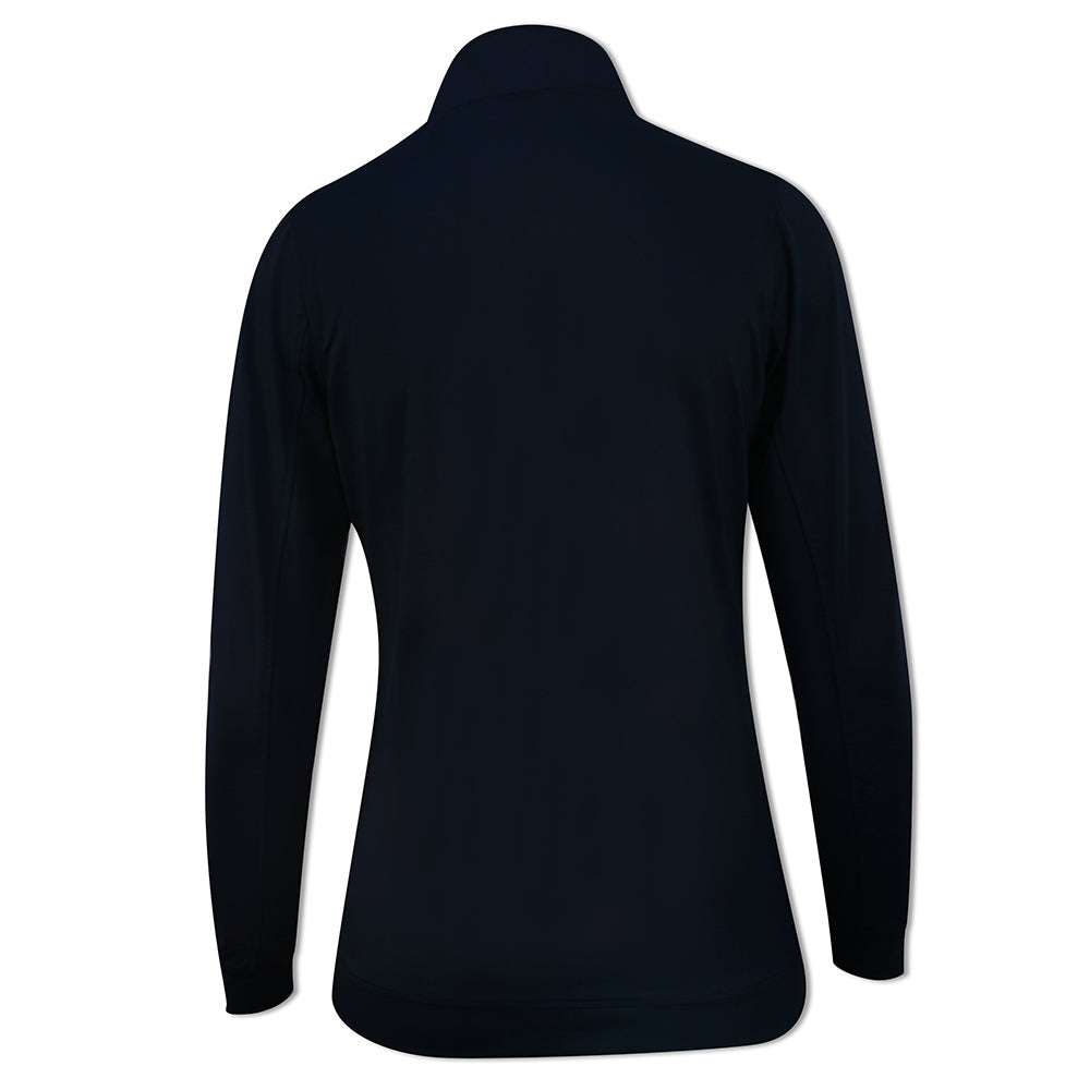 Glenmuir Ladies Lightweight Zip-Neck Navy Golf Mid-Layer