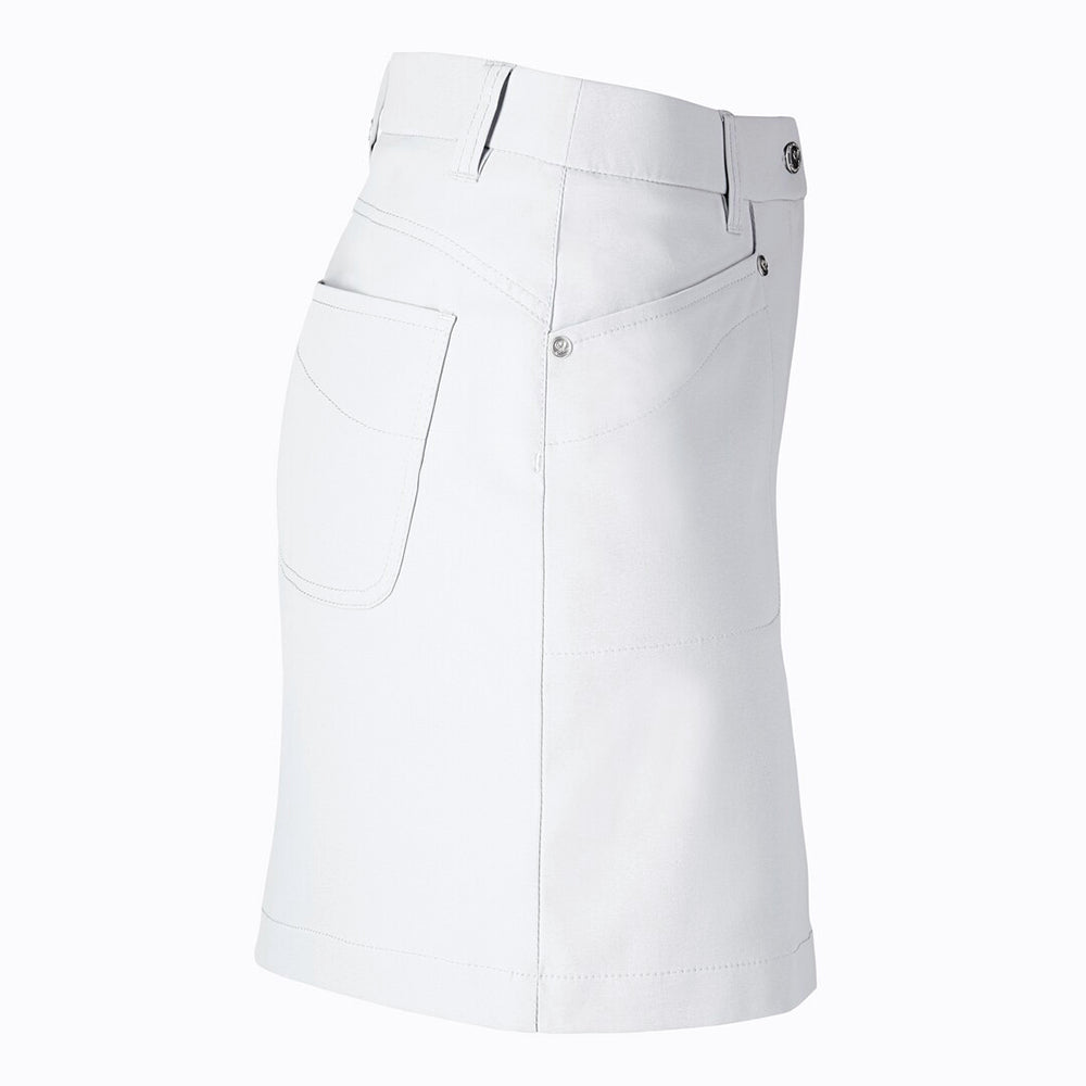 Daily Sports Ladies Stretch White Golf Skort