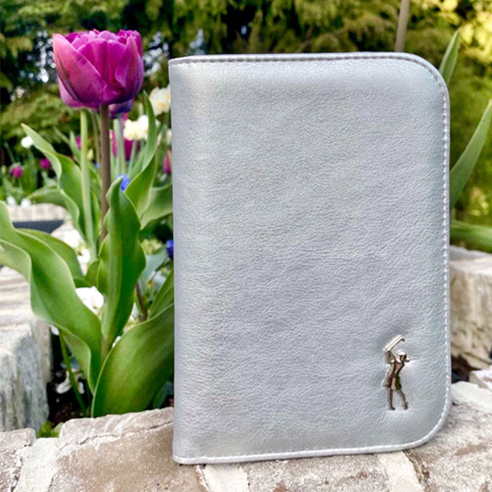 Surprizeshop Metallic Effect Scorecard Holder in Silver