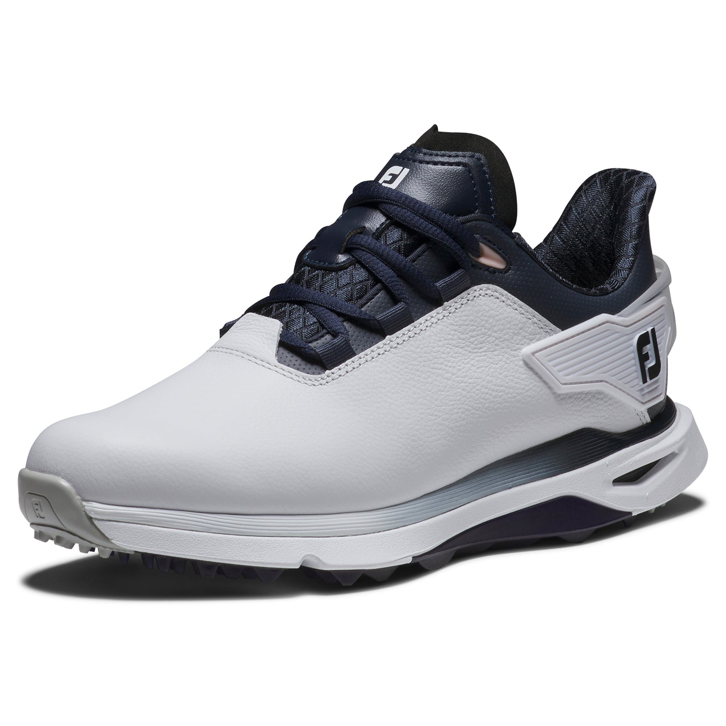 FootJoy Women's Wide Fit Spikeless Pro/SLX Golf Shoes in White & Navy