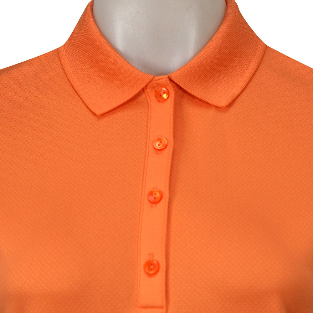 Callaway Ladies Short Sleeve Swing Tech Polo with Opti-Dri in Nectarine