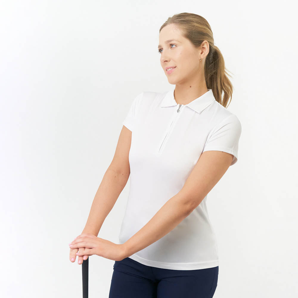 Pure Ladies Silky Soft Cap Sleeve Polo