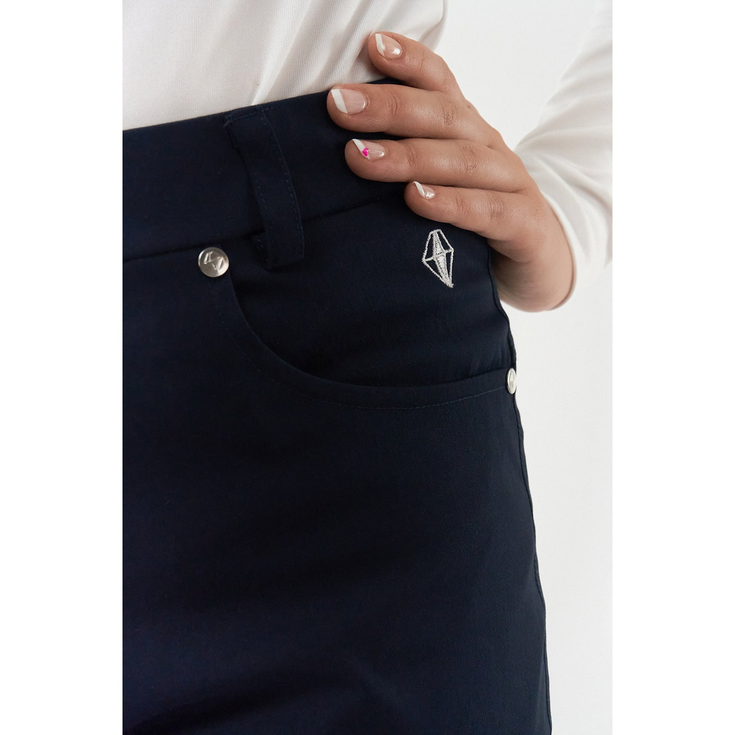 Pure Golf Ladies Trouser in Navy