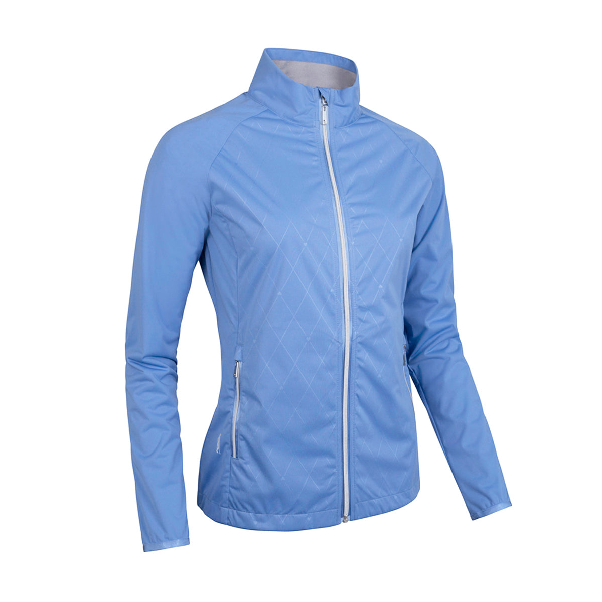 Glenmuir Ladies Lightweight Showerproof Jacket with Subtle Diamond Print