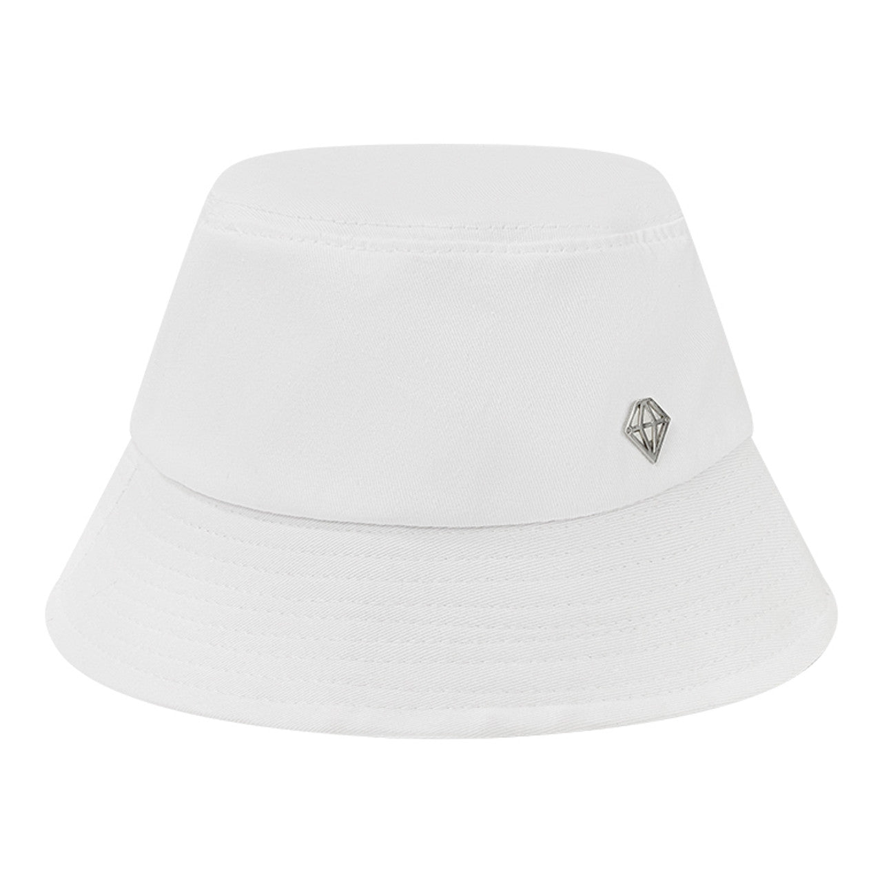 Pure Ladies Lined Bucket Hat in White