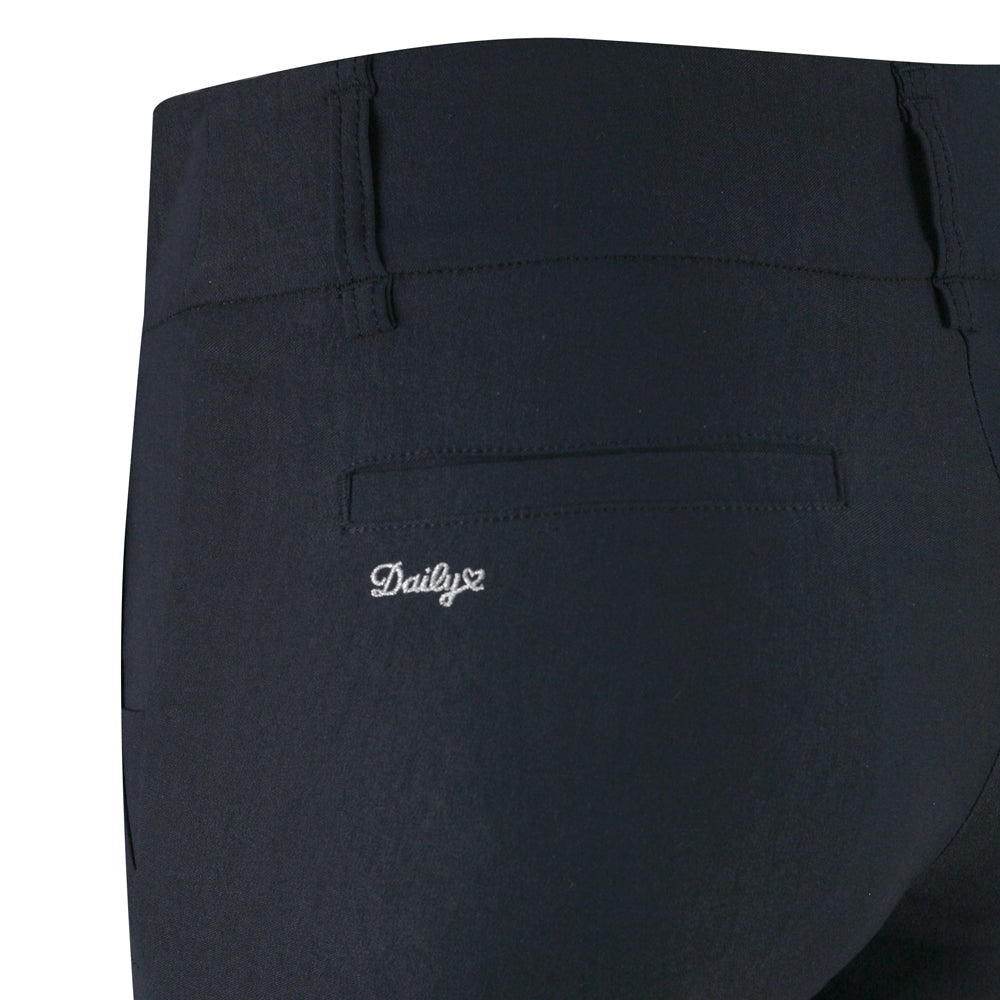Daily Sports Ladies Pull-On City Shorts with Super-Stretch Finish in Navy Blue