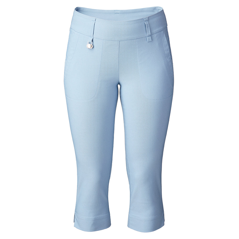 Daily Sports Ladies Blue Pull-On Golf Capris 