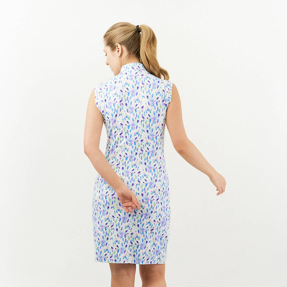 Pure Sleeveless Opal Wish Print Dress with UPF35 Sun Protection