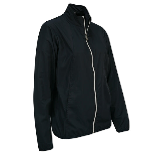 Daily Sports Ladies Lightweight Wind & Water Repellent Jacket in Navy - Medium Only Left