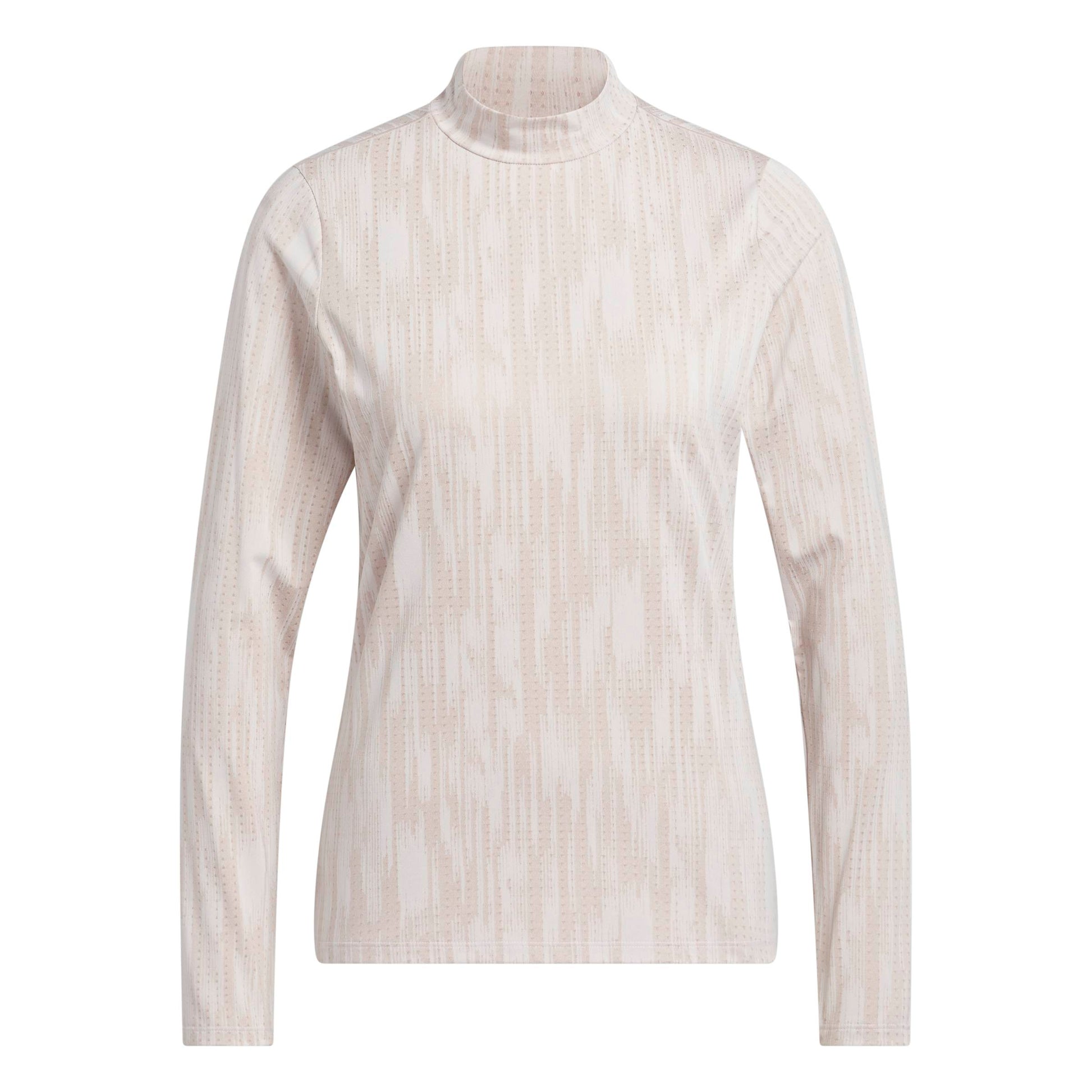 adidas Golf Ladies Jacquard Mock Neck Top