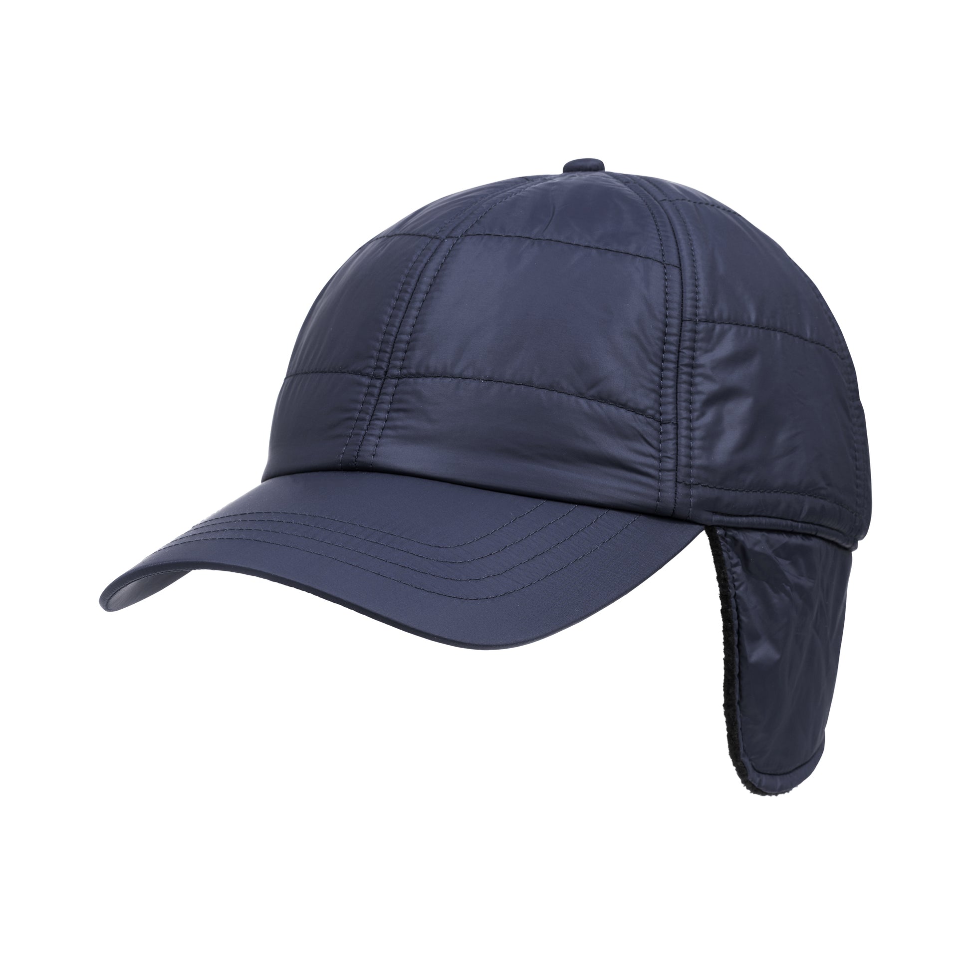 Rohnisch Ladies Navy Cap with Fleece Inner for Cosy Warmth, Stylishly Quilted