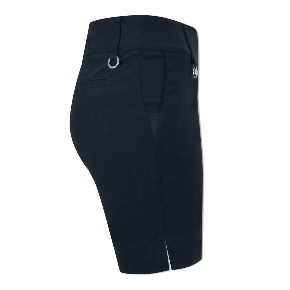 Daily Sports Ladies Shorter-Length Pull-On Golf Shorts in Dark Navy Blue