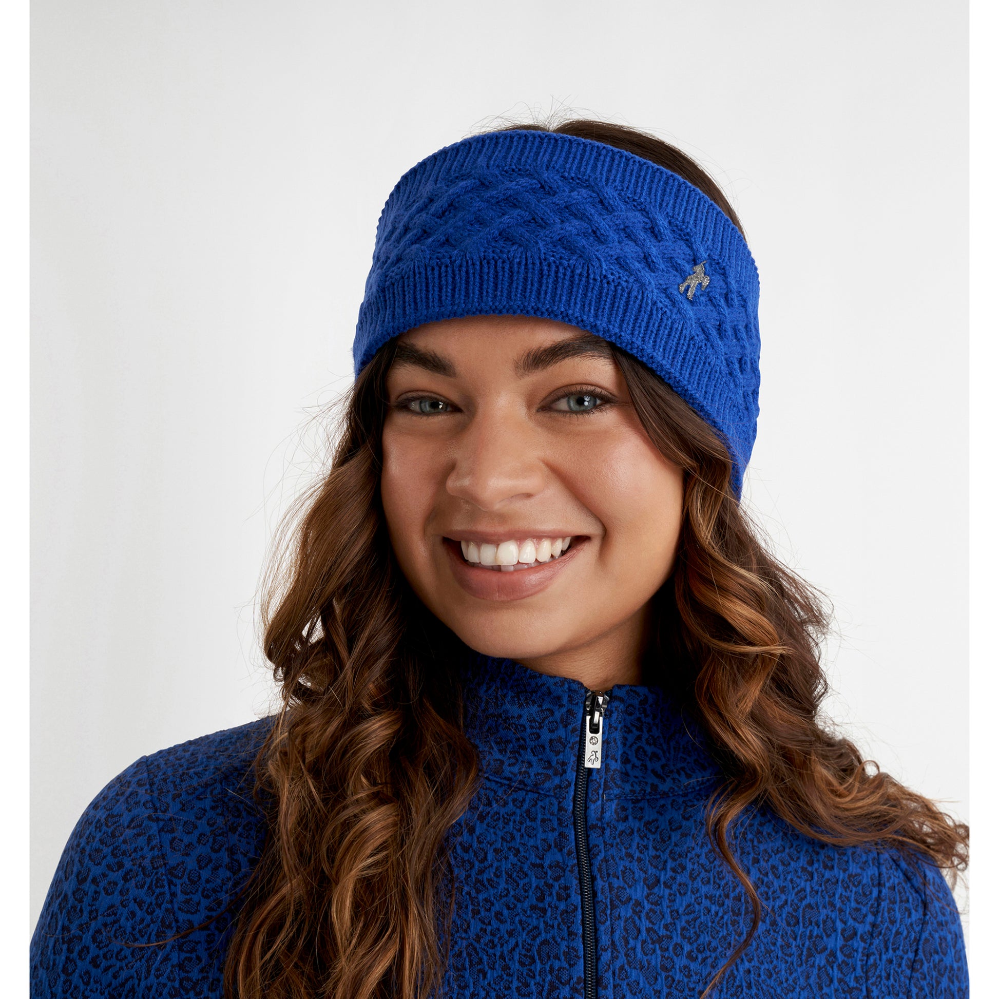 Green Lamb Ladies Fleece Lined Knitted Headband