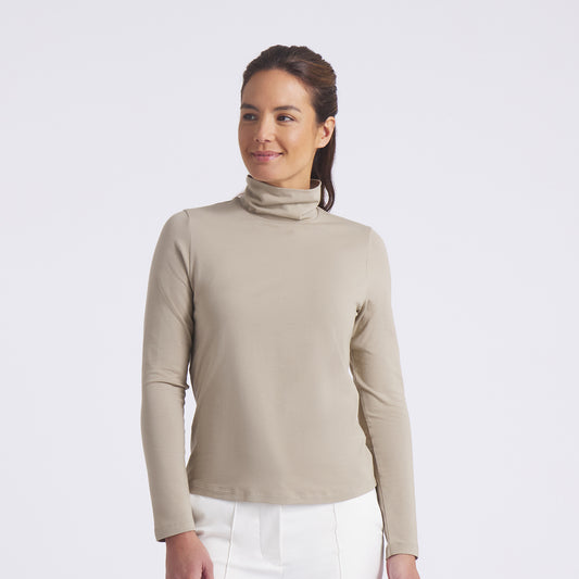 Puma Golf Ladies Long Sleeve Mock Neck Top