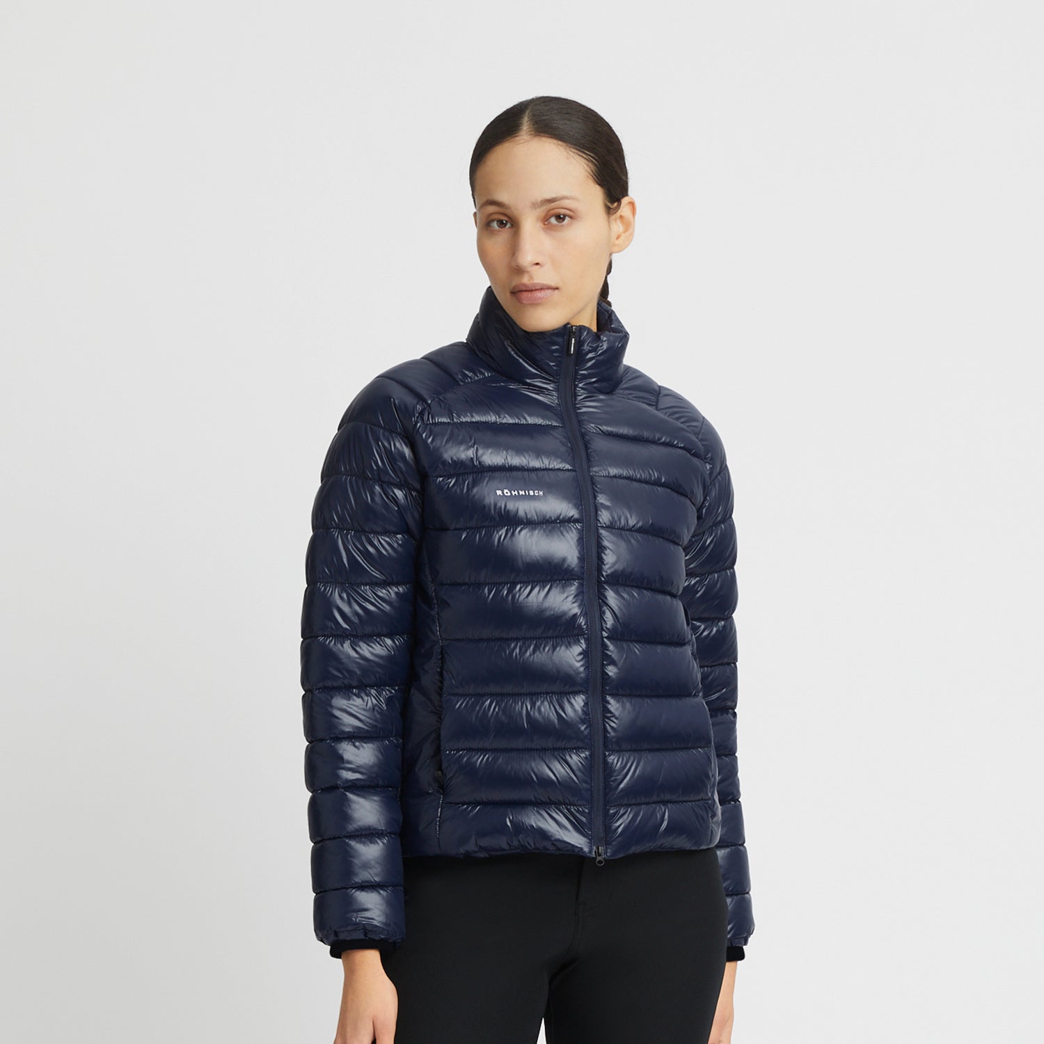 Rohnisch Ladies Navy Lightweight Quilted Jacket