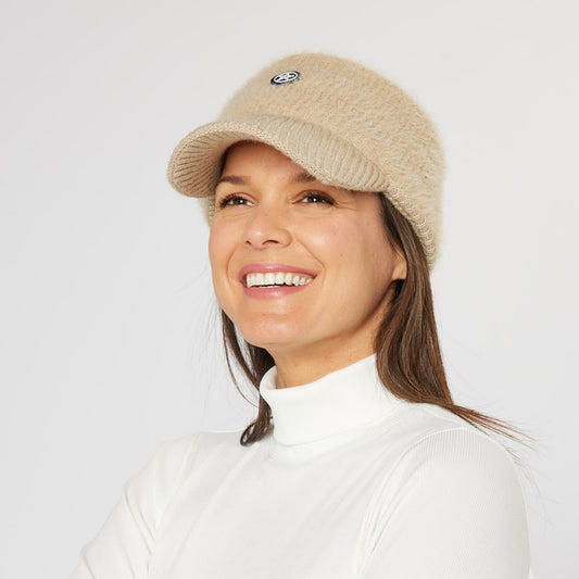 Swing Out Sister Ladies Faux Fur Visor