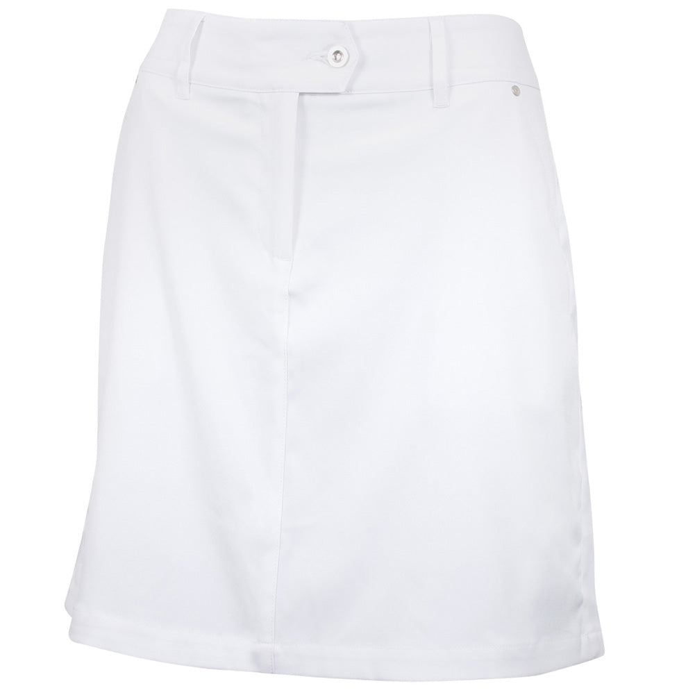 Island Green Ladies Stretch Skort in White - Last One Size 18 Only Left