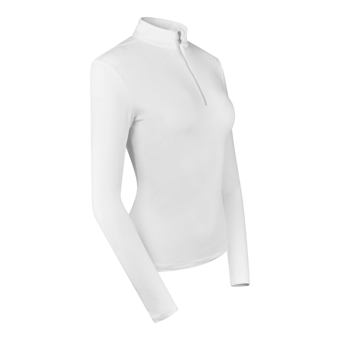 Pure Ladies Lightweight Mid-Layer Top in White