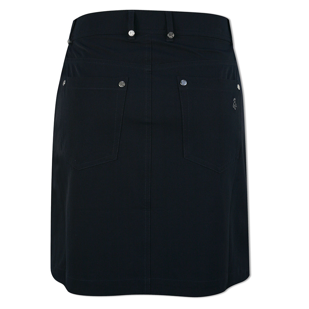 Green Lamb Ladies Stretch Skort with UPF30 Protection in Navy Blue