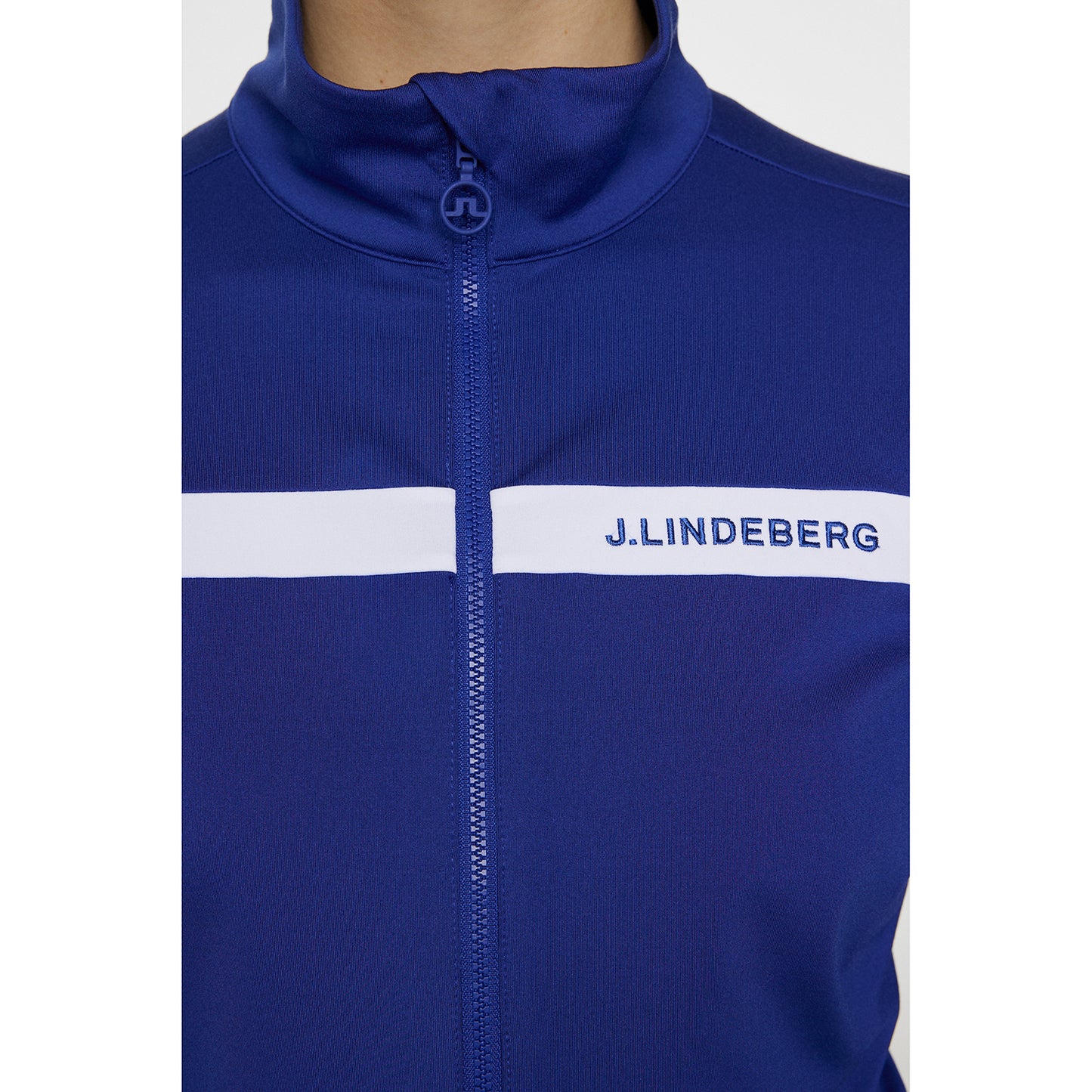 J.Lindeberg Ladies Brushed Back Full Zip Mid-Layer