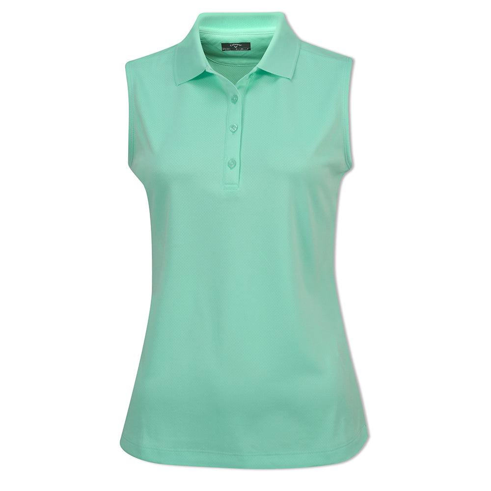 Callaway Ladies Essential Sleeveless Opti-Dri Polo in Carnival Glass - XL Only Left