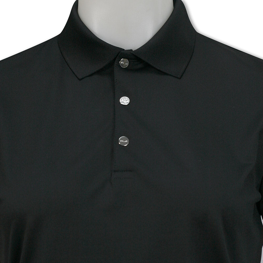 Ralph Lauren Ladies Short Sleeve Pique Polo in Polo Black