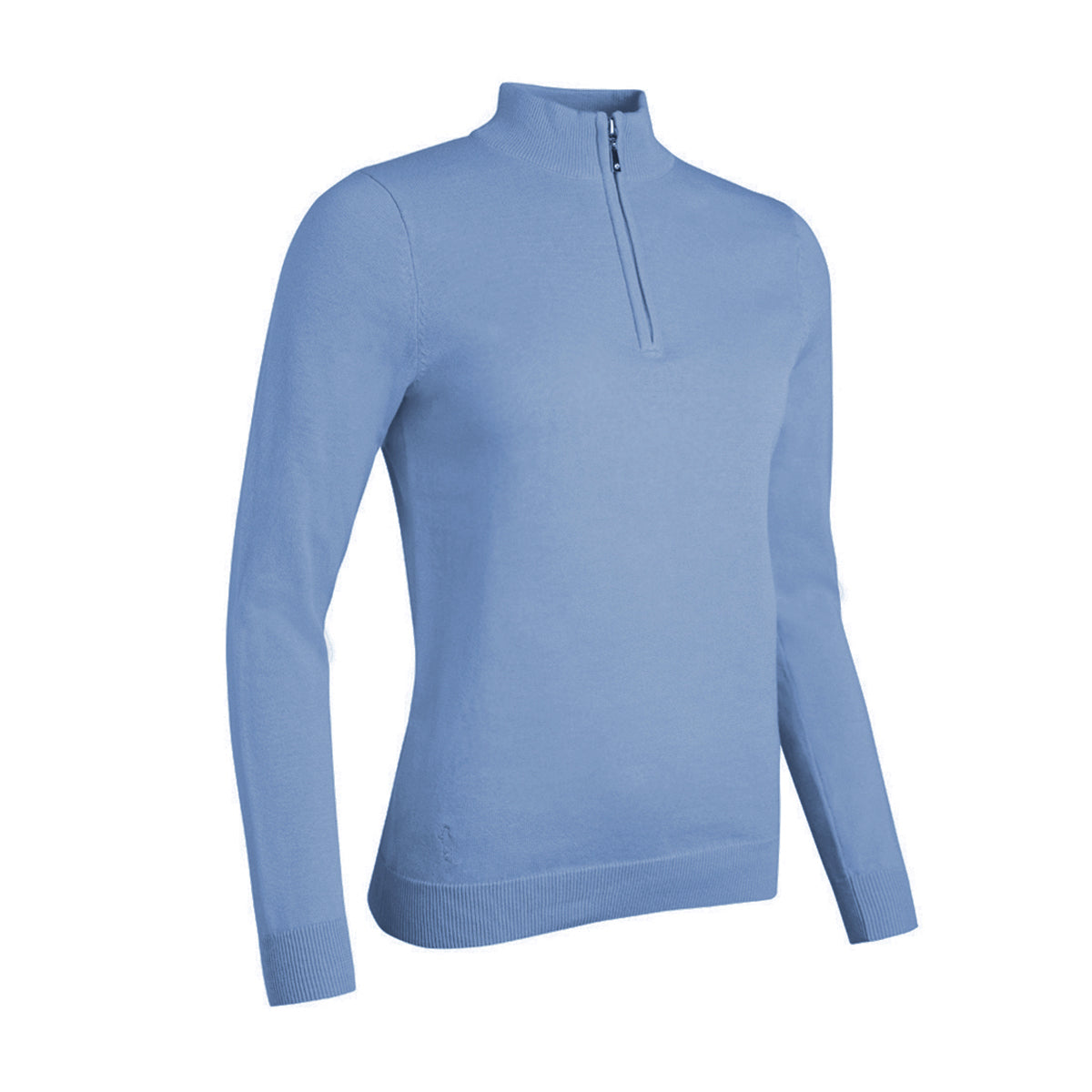 Glenmuir Ladies 100% Cotton Half-Zip Sweater