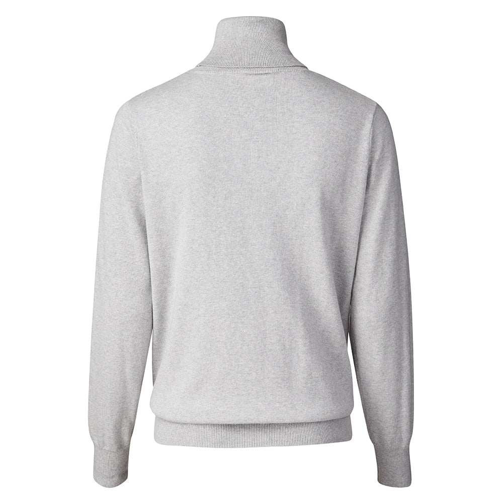 Daily Sports Ladies Roll-Neck Sweater in Stone Grey