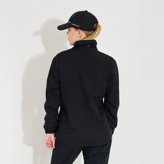 Abacus Ladies Stretch Rain Jacket in Black