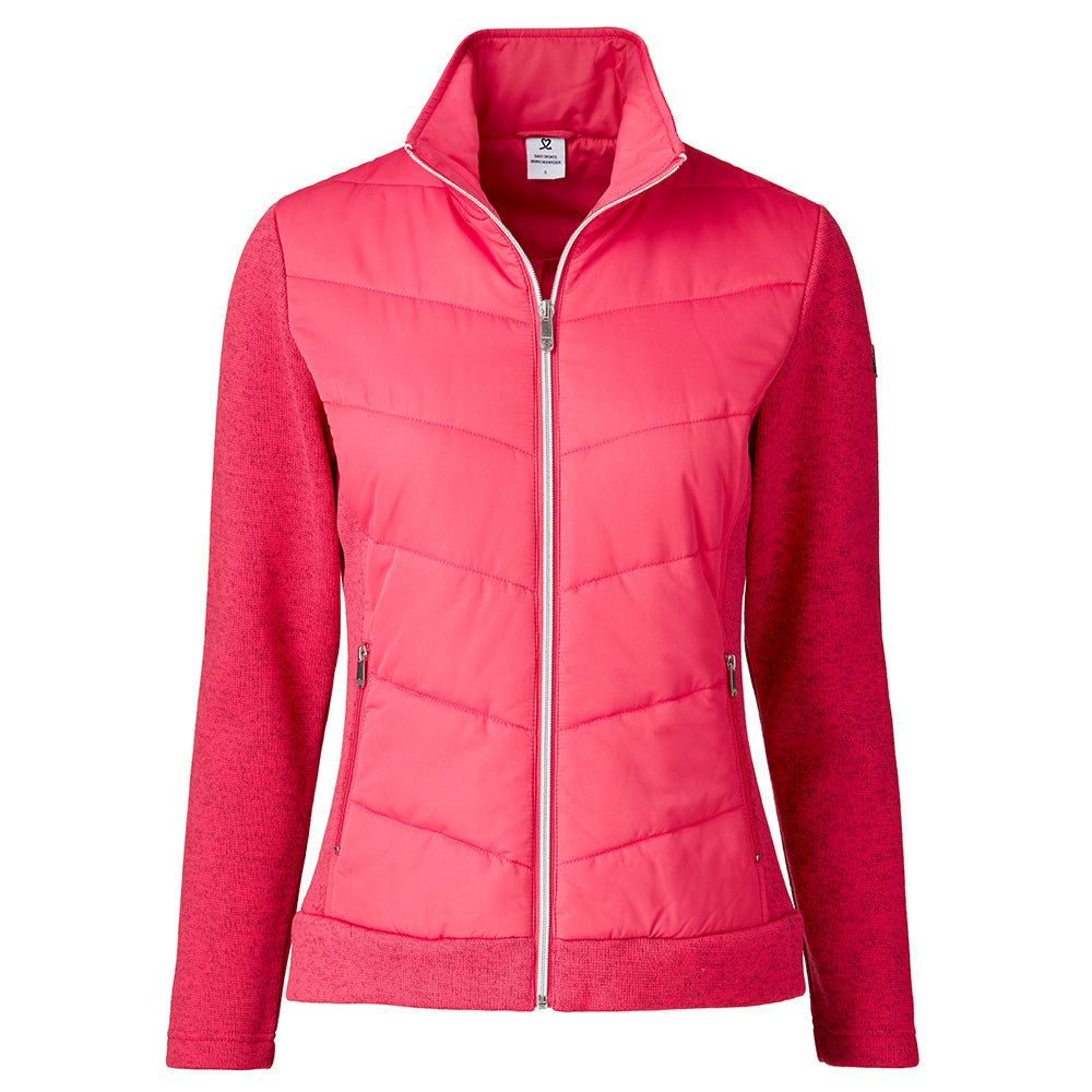Daily Sports Ladies Berry Pink Hybrid Knit Golf Jacket