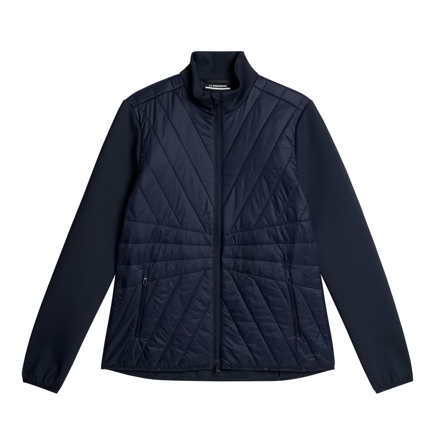 J.Lindeberg Ladies Quilted Hybrid Jacket in Navy