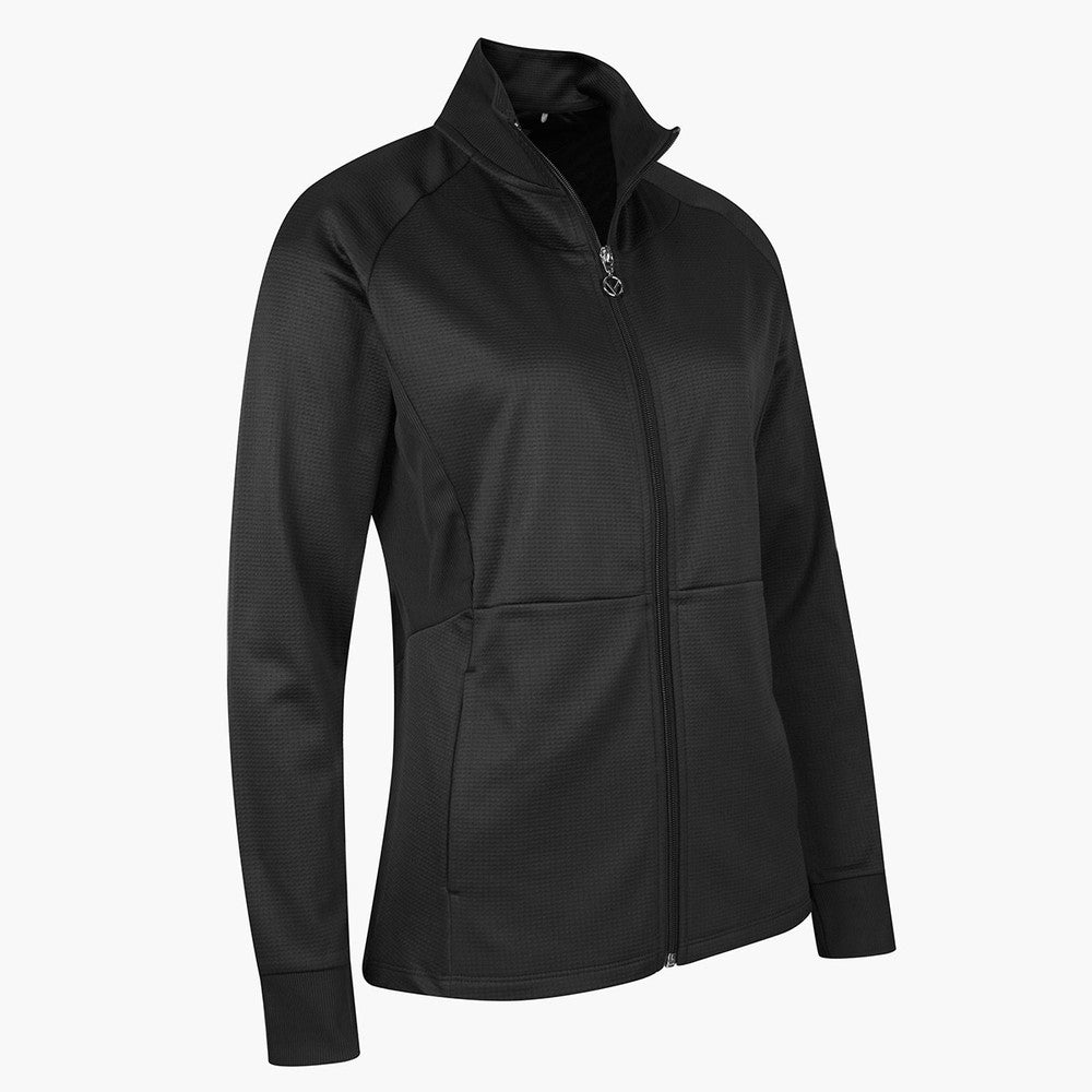 Callaway Ladies Thermal Jersey Knit Jacket in Caviar