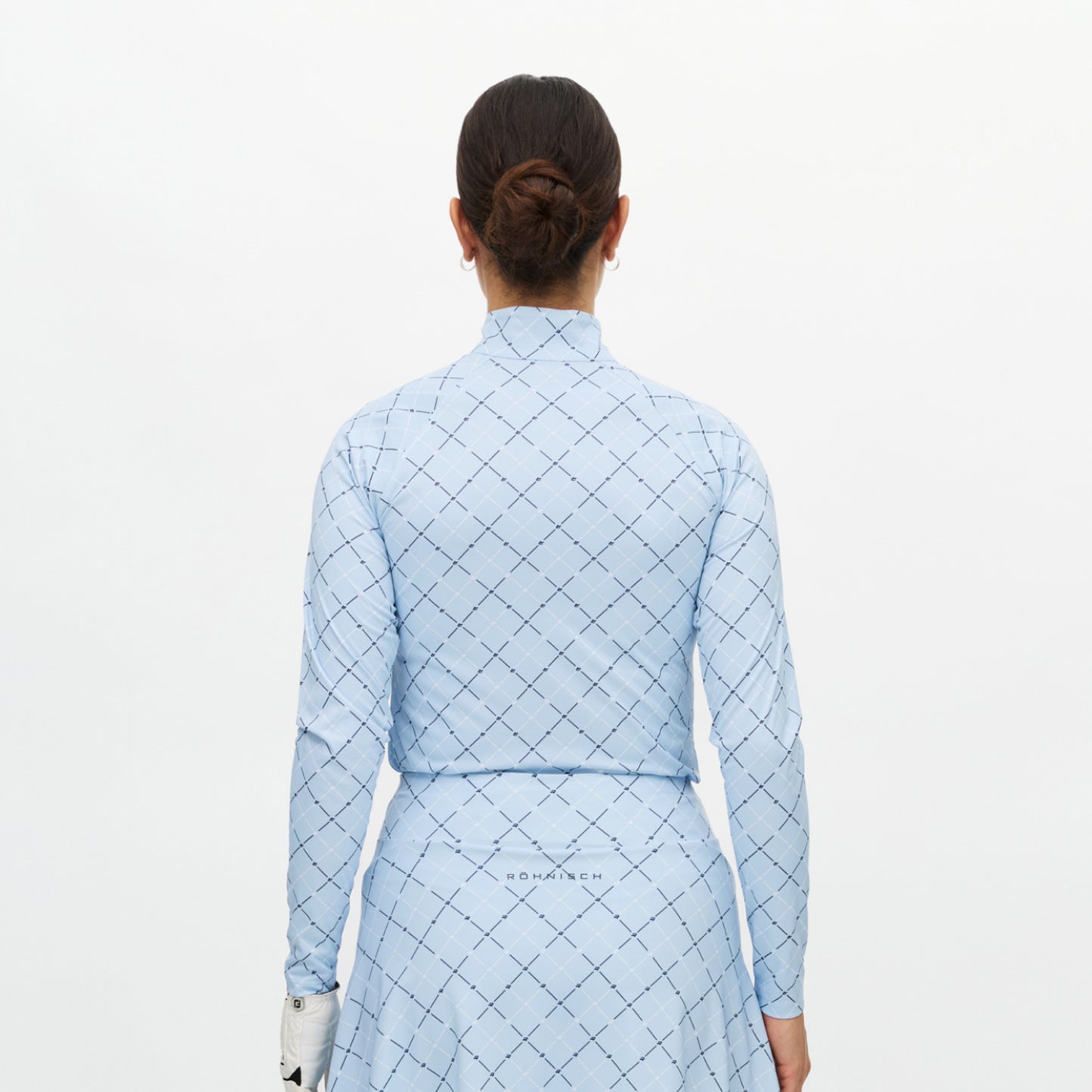 Röhnisch Ladies Elegant Zip Neck Stretch Top for Effortless Movement with Every Swing