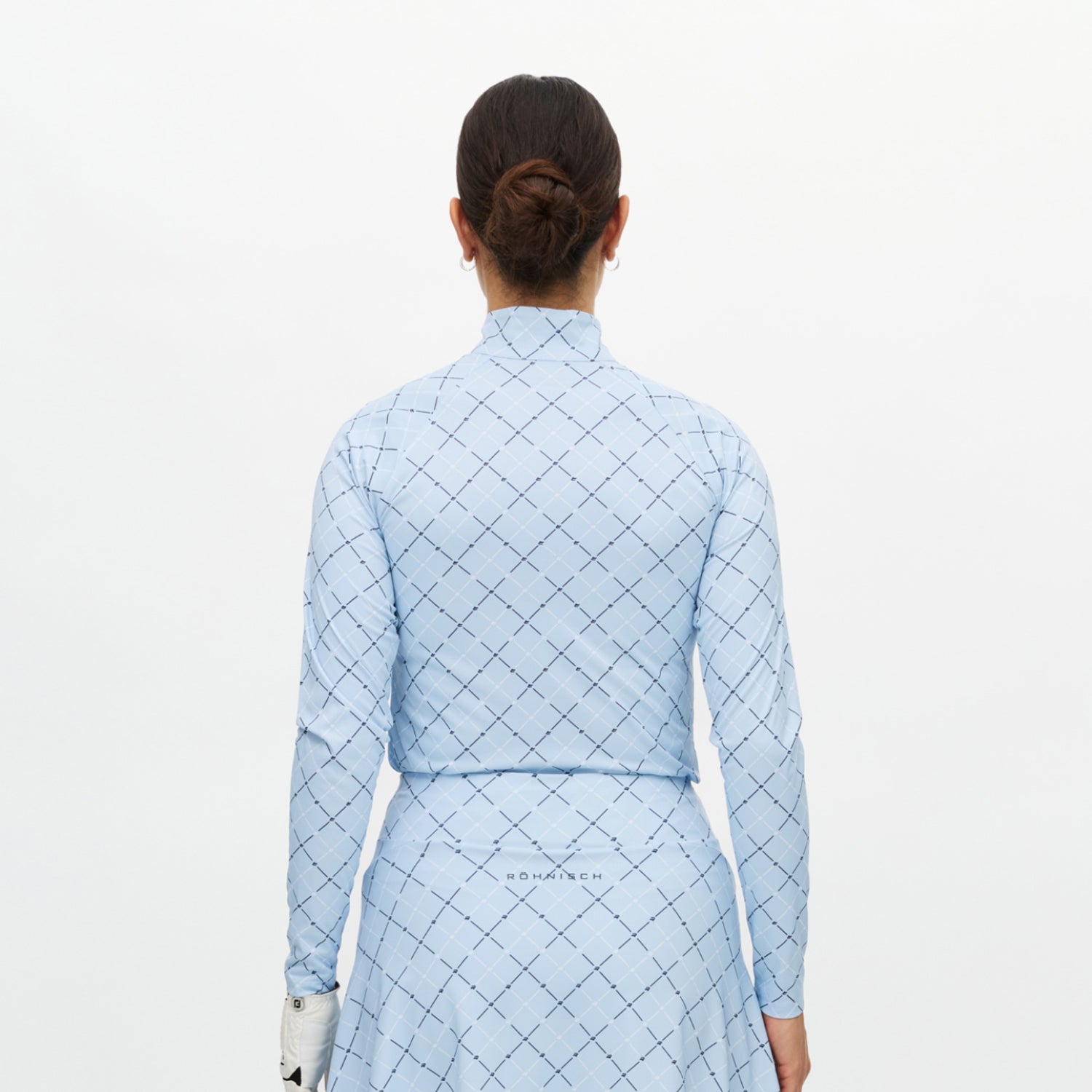 Röhnisch Ladies Elegant Zip Neck Stretch Top for Effortless Movement with Every Swing