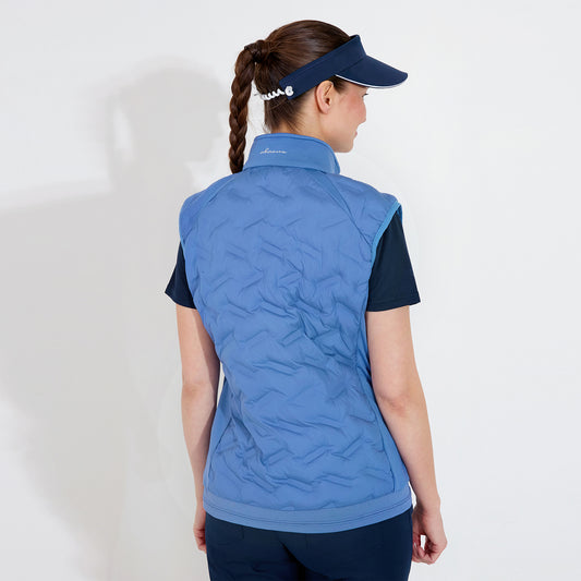 Abacus Ladies Quilted Gilet with Stretch Side Panels