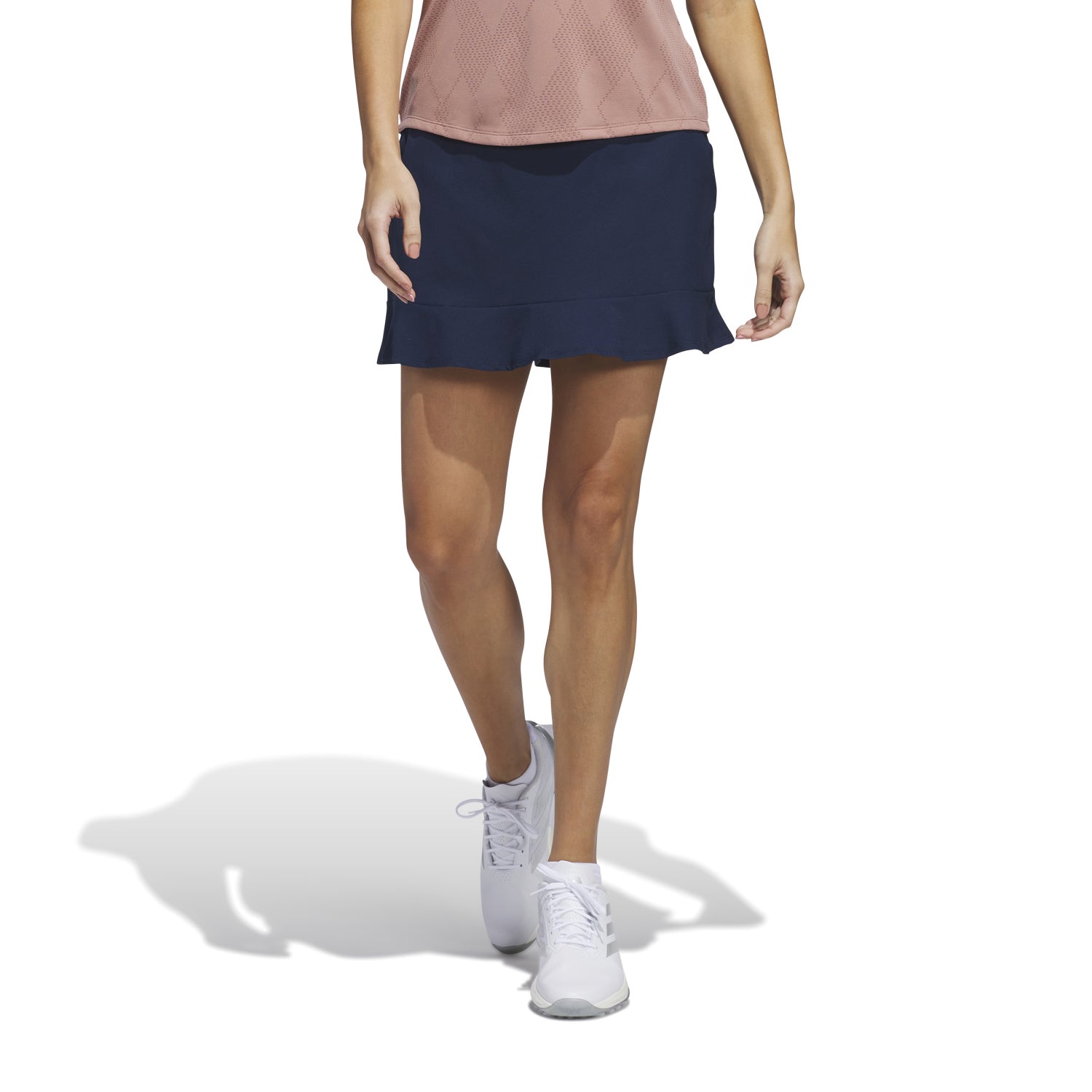 adidas Golf Ladies Navy Frilled Hem Skort