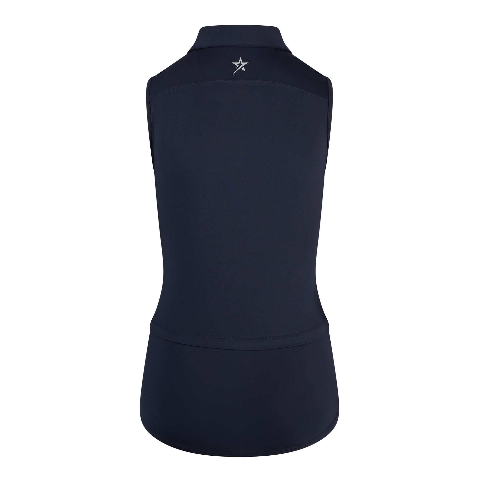 Swing Out Sister Sleeveless Golf Polo in Navy Blazer