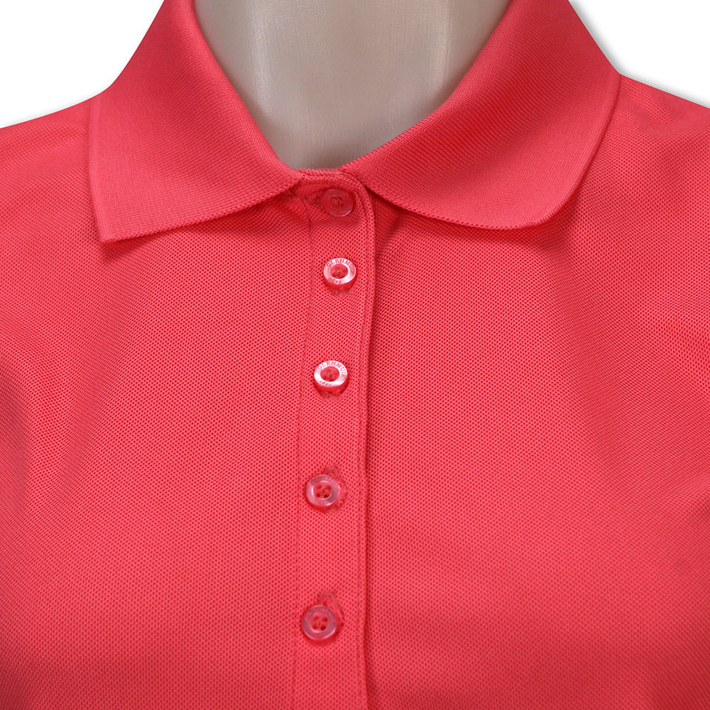 Glenmuir Ladies Sleeveless Pique Polo with Stretch in Sorbet - Last One XL Only Left