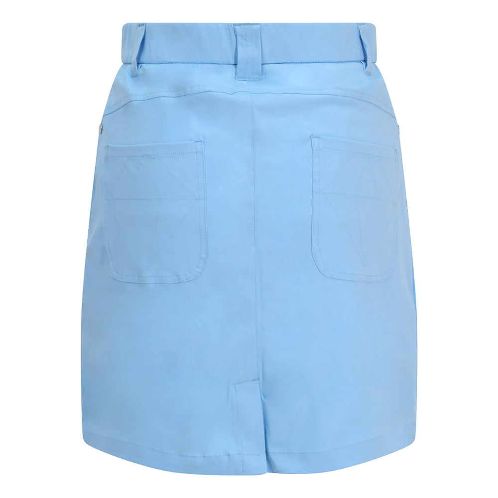 Pure Golf Ladies Stretch Skort in Pale Blue