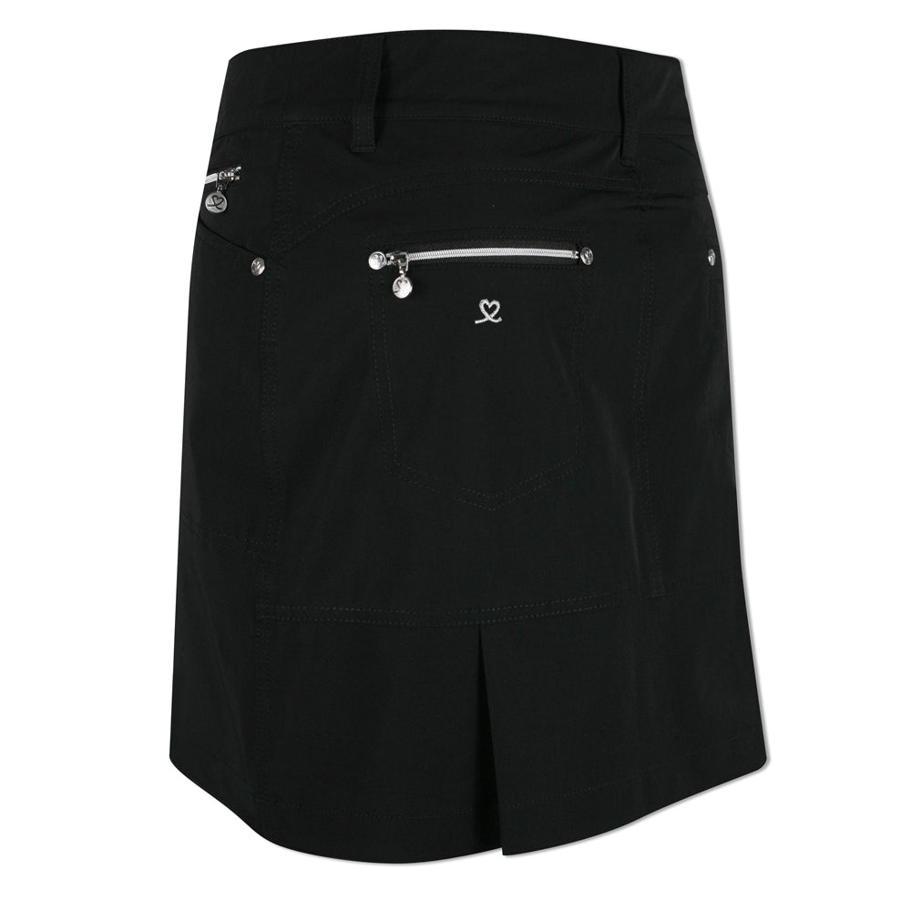 Daily Sports Ladies Pro-Stretch Black Golf Skort with Straight Fit