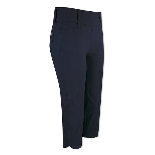 Swing Out Sister Pull-On Stretch Dark Navy Golf Capris