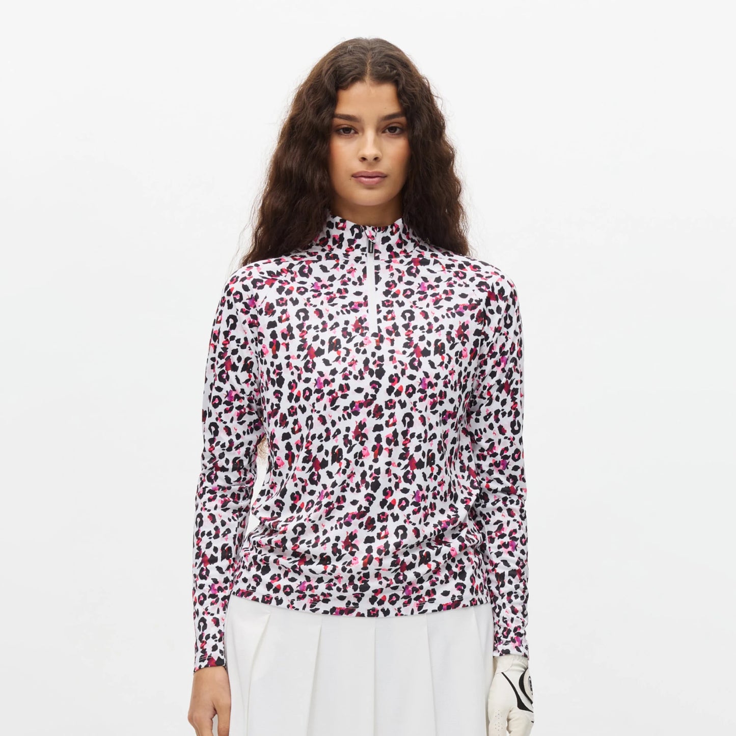 Röhnisch Ladies Elegant Zip Neck Stretch Top for Effortless Movement with Every Swing