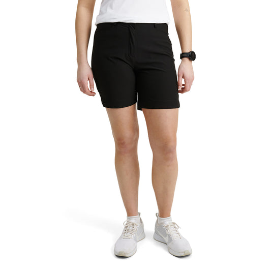 Abacus Ladies Golf Shorts in Black – Breathable Moisture-Wicking Stretch Fit